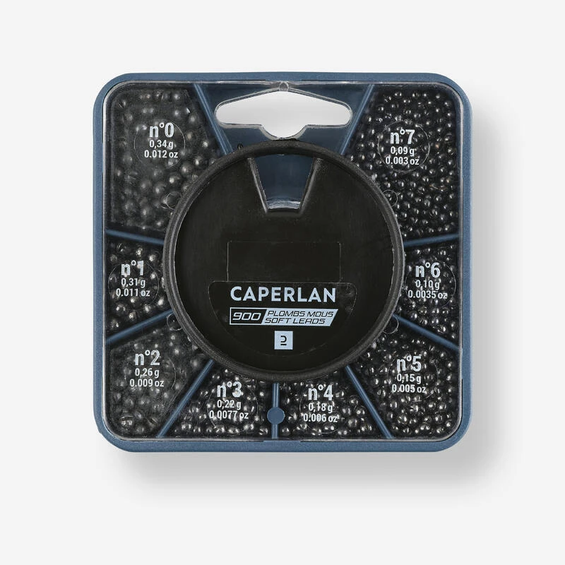 BOITE DE PLOMBS MOUS FENDUS 900 0/1/2/3/4/5/6/7 POUR L'EQUILIBRAGE DE SA LIGNE 3 BOITE DE PLOMBS MOUS FENDUS 900 0/1/2/3/4/5/6/7 POUR L'EQUILIBRAGE DE SA LIGNE