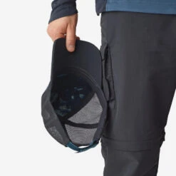 Casquette De Pêche Imperméable - FC 900 WXM Bleue Grise -Caperlan casquette de peche impermeable fc 900 wxm bleue grise 3