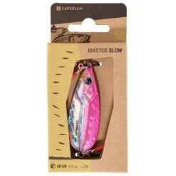 Casting Jig BIASTOS SLOW 60gr ROSE Pêche Au Leurre En Mer -Caperlan casting jig biastos slow 60gr rose peche au leurre en mer 2