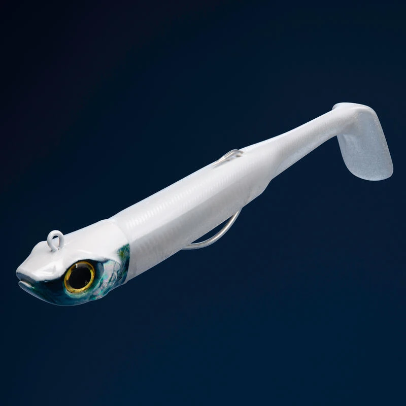 COMBO Leurres Souples Shad Texan ANCHO 120 50g Dos Noir/dos Blanc Pêche En Mer 5 COMBO Leurres Souples Shad Texan ANCHO 120 50g Dos Noir/dos Blanc Pêche En Mer – Image 3