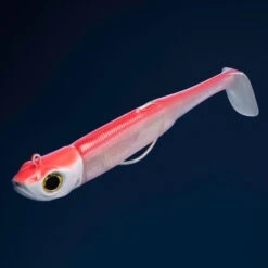 COMBO Leurres Souples Shad Texan ANCHO 120 50g Rose Fluo/ Orange Pêche En Mer -Caperlan combo leurres souples shad texan ancho 120 50g rose fluo orange peche en mer 2