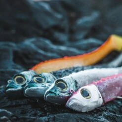 COMBO Leurres Souples Shad Texan ANCHO 120 50g Rose Fluo/ Orange Pêche En Mer -Caperlan combo leurres souples shad texan ancho 120 50g rose fluo orange peche en mer 5