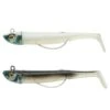 COMBO Shad Texan Anchois ANCHO 70 6gr BLANC/DOS NOIR Pêche En Mer -Caperlan combo shad texan anchois ancho 70 6gr blancdos noir peche en mer