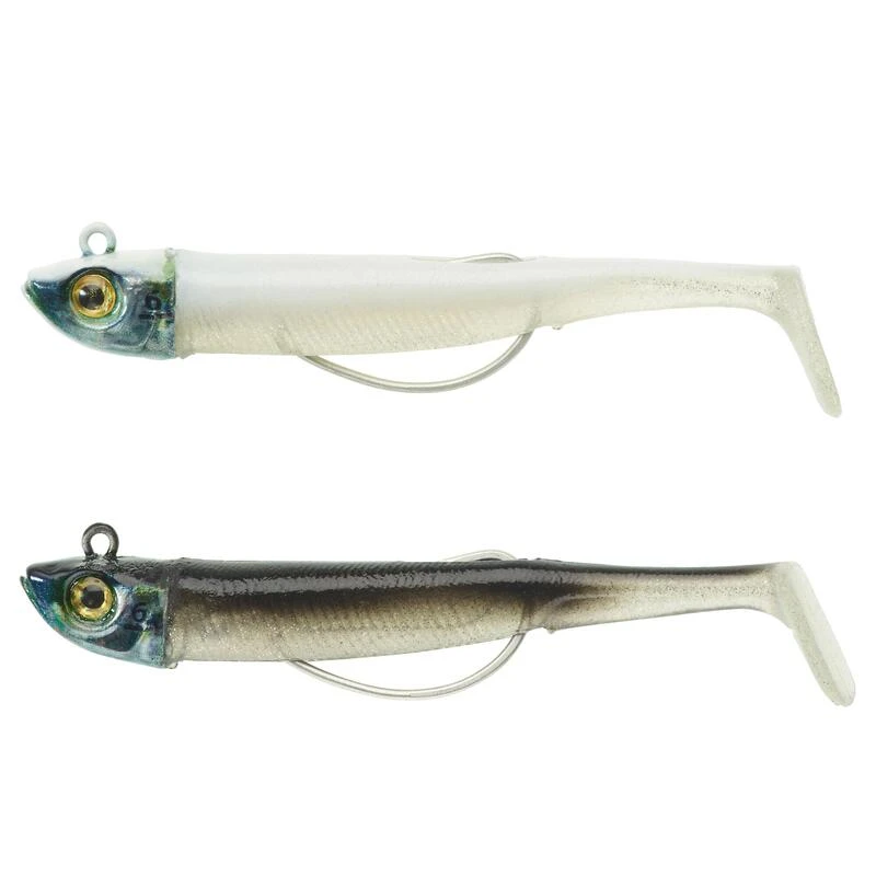 COMBO Shad Texan Anchois ANCHO 70 6gr BLANC/DOS NOIR Pêche En Mer 3 COMBO Shad Texan Anchois ANCHO 70 6gr BLANC/DOS NOIR Pêche En Mer