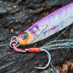 CUILLER BIASTOS 80gr ROSE HARENG Pêche Au Leurre En Mer -Caperlan cuiller biastos 80gr rose hareng peche au leurre en mer 2