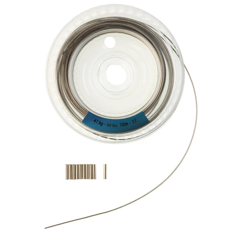 FIL D'ACIER TRESSÉ GAINÉ 10M 41KG PÊCHE EN MER 4 FIL D'ACIER TRESSÉ GAINÉ 10M 41KG PÊCHE EN MER – Image 2