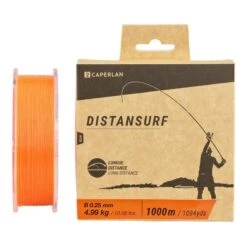 Fil Pêche En Surfcasting Orange DISTANSURF 12 Fil Pêche En Surfcasting Orange DISTANSURF -Caperlan fil peche en surfcasting orange distansurf 4