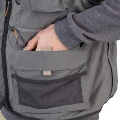 GILET De Pêche 500 Gris -Caperlan gilet de peche 500 gris 4