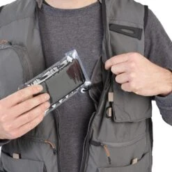 GILET De Pêche 500 Gris -Caperlan gilet de peche 500 gris 7