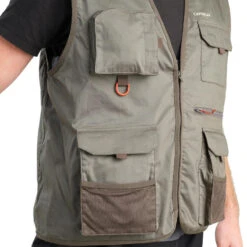 Gilet De Pêche - FV 100 Kaki 14 Gilet De Pêche - FV 100 Kaki -Caperlan gilet de peche fv 100 kaki 5