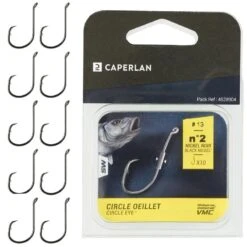 Hameçon A Oeillet HOOK CIRCLE EYE Pêche En Mer 18 Hameçon A Oeillet HOOK CIRCLE EYE Pêche En Mer -Caperlan hamecon a oeillet hook circle eye peche en mer 6