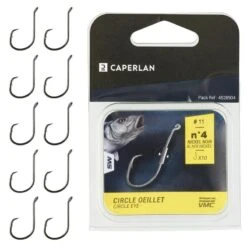Hameçon A Oeillet HOOK CIRCLE EYE Pêche En Mer 20 Hameçon A Oeillet HOOK CIRCLE EYE Pêche En Mer -Caperlan hamecon a oeillet hook circle eye peche en mer 8