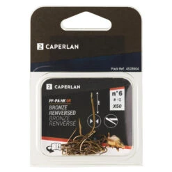 HAMEÇON SIMPLE BRONZE RENVERSE NON MONTE PA HK 0R X50 -Caperlan hamecon simple bronze renverse non monte pa hk 0r x50 2