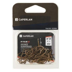 HAMEÇON SIMPLE BRONZE RENVERSE NON MONTE PA HK 0R X50 -Caperlan hamecon simple bronze renverse non monte pa hk 0r x50 6