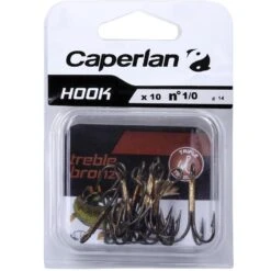 HAMEÇON TRIPLE PÊCHE HOOK TRIPLE BRONZE -Caperlan hamecon triple peche hook triple bronze 2