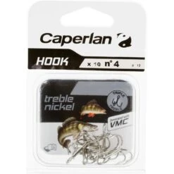 HAMEÇON TRIPLE PÊCHE HOOK TRIPLE NICKEL -Caperlan hamecon triple peche hook triple nickel 5