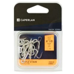 Hameçon TRIPLE TIN Pêche En Mer -Caperlan hamecon triple tin peche en mer 2
