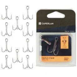 Hameçon TRIPLE TIN Pêche En Mer -Caperlan hamecon triple tin peche en mer 3
