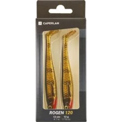 LEURRE SOUPLE BROCHET SHAD ROGEN 120 GOLD X2 9 LEURRE SOUPLE BROCHET SHAD ROGEN 120 GOLD X2 -Caperlan leurre souple brochet shad rogen 120 gold x2 3