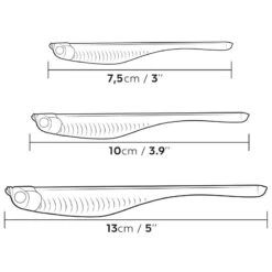 LEURRE SOUPLE FINESS AVEC ATTRACTANT WXM YUBARI FINSS 130 BLANC -Caperlan leurre souple finess avec attractant wxm yubari finss 130 blanc 5