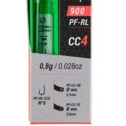 LIGNE MONTEE POUR LA PECHE DE LA CARPE AU COUP PF-RL900 CC4 0,8g -Caperlan ligne montee pour la peche de la carpe au coup pf rl900 cc4 08g 2