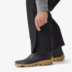 Pantalon De Pêche Imperméable Homme - FT 500 WPF Noir -Caperlan pantalon de peche impermeable homme ft 500 wpf noir 6