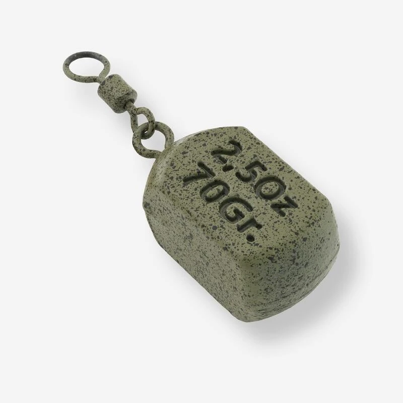 Plombs Pêche De La Carpe Plombs Square 70g (x2) 4 Plombs Pêche De La Carpe Plombs Square 70g (x2) – Image 2