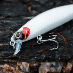 Poisson Nageur SAXTON 75 F TETE ROUGE Pêche Au Leurre En Mer -Caperlan poisson nageur saxton 75 f tete rouge peche au leurre en mer 2