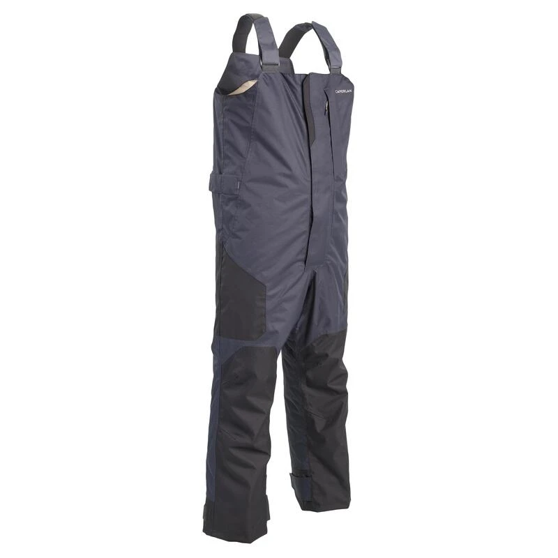 Salopette De Pêche Imperméable Chaude Homme - FO 500 TH Grise 11 Salopette De Pêche Imperméable Chaude Homme - FO 500 TH Grise – Image 9