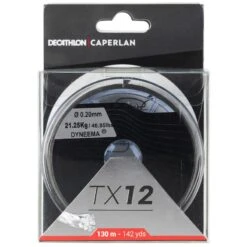 TRESSE DE PÊCHE AUX LEURRES TX12 GRISE 130 M -Caperlan tresse de peche aux leurres tx12 grise 130 m 2