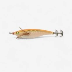 Turlutte Flottante EBIFLO 2.5/110 Orange Fluo Pêche Des Seiches / Calamars