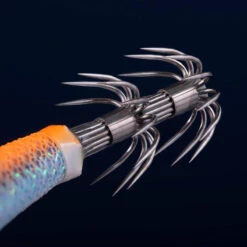 Turlutte Ultra Coulante TYP RUN EBIFISH 3.0/120 Flashy Orange Pêche Calamar -Caperlan turlutte ultra coulante typ run ebifish 30120 flashy orange peche calamar 3