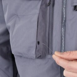 Veste De Pêche Imperméable 500 Grise -Caperlan veste de peche impermeable 500 grise 3